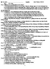 Một số đề kiểm tra học kì II Tiếng việt lớp 4 (Có đáp án)
